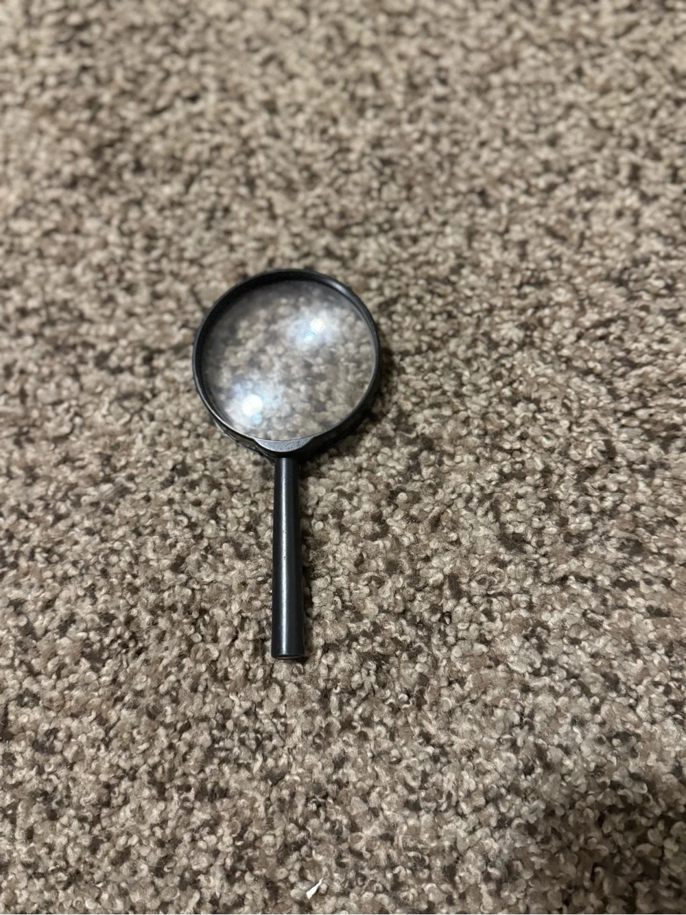 Black Handheld Magnifying Glass - Home Accents